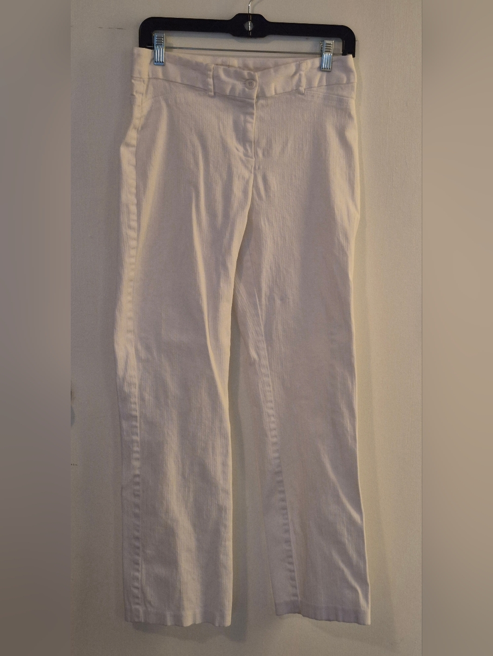 White Woman Straight Pants.
